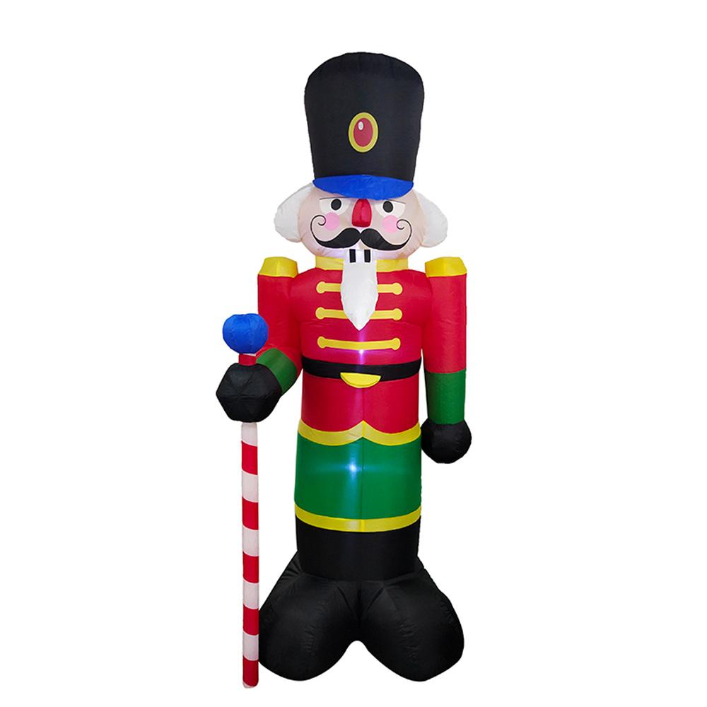 ALEKO 96 in. Christmas Inflatable Nutcracker with UL Certified Blower ...