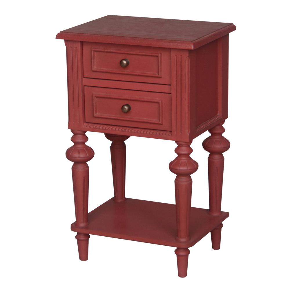 Ashbury Perles Antique Red Oak Veneer 2 Drawer Side Table Ps Prl 08 Ashbury Perles Antique Red Oak Veneer 2 Drawer Side Table