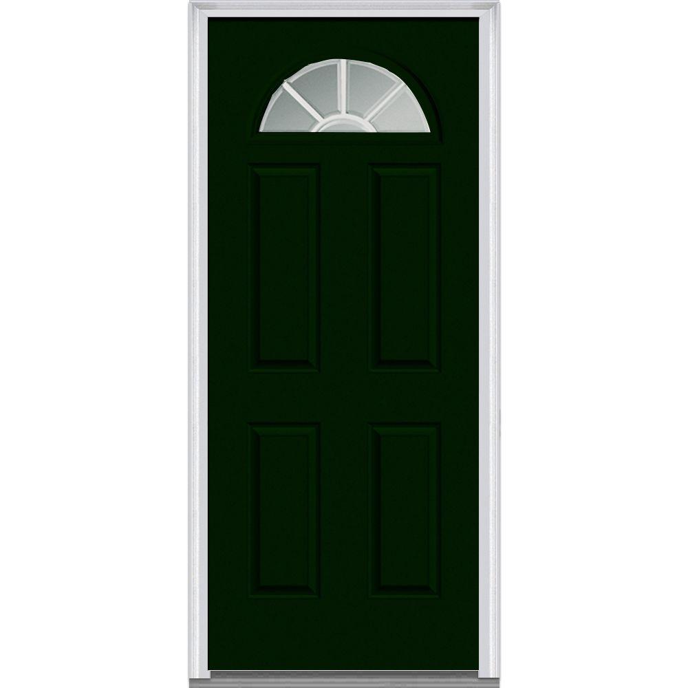 Hunter Green Front Doors Exterior Doors The Home Depot