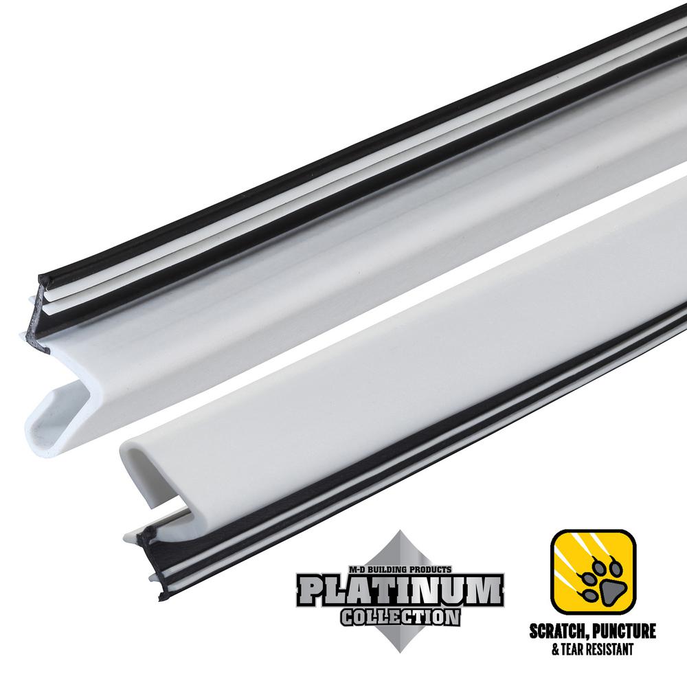 84 In Platinum White Collection Door Weatherstrip Replacement