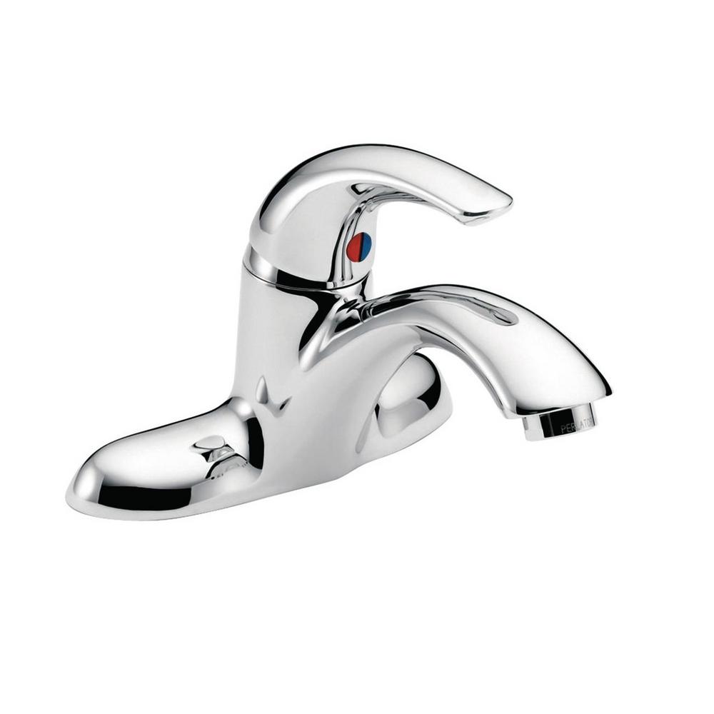 Delta Commercial 4 In Centerset Single Handle Bathroom Faucet In