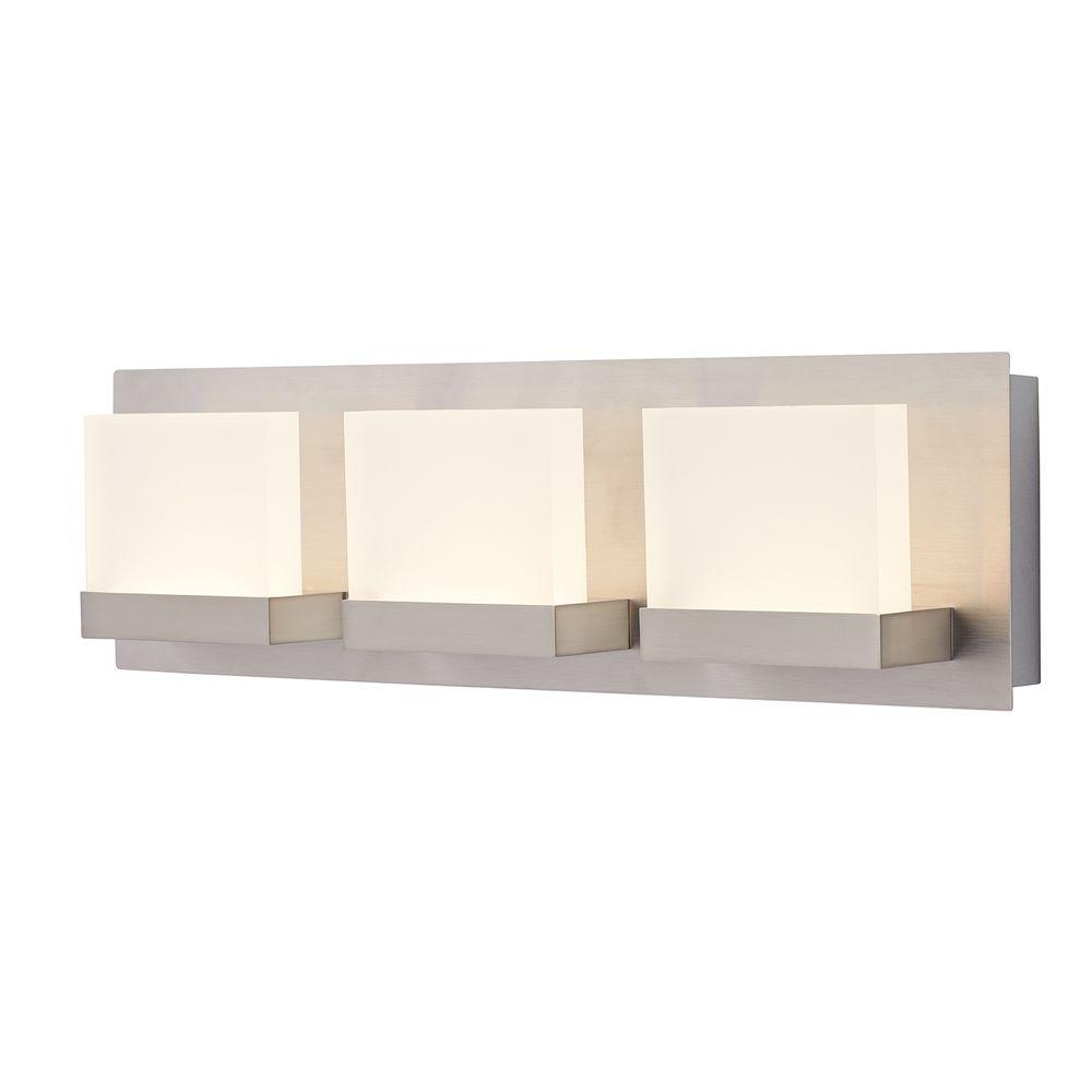 Home Decorators Collection Alberson Collection 3-Light Brushed Nickel