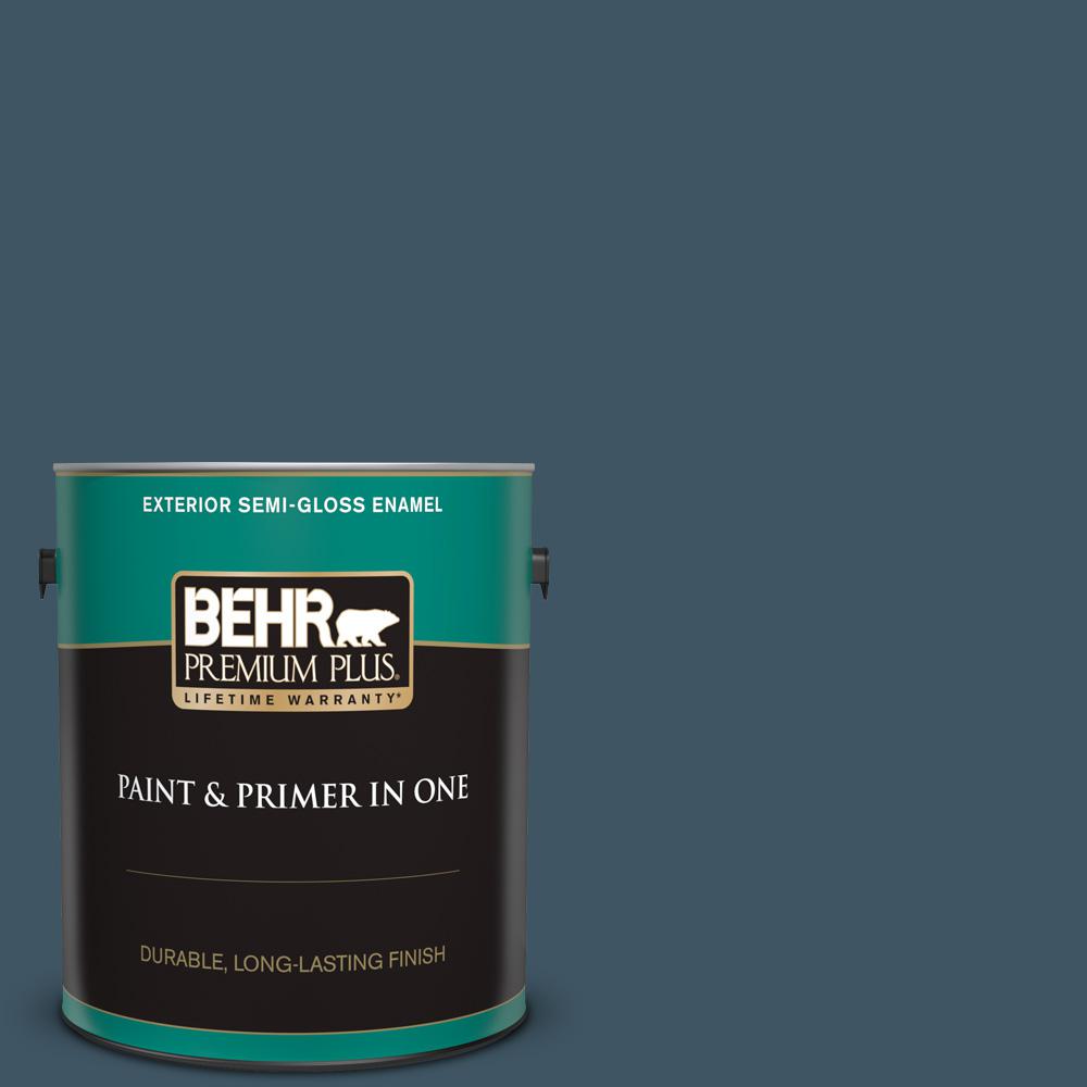 BEHR PREMIUM PLUS 1 gal. 530F7 Rain Storm SemiGloss