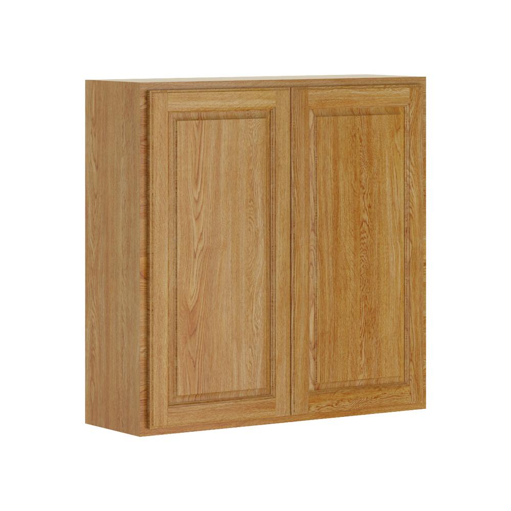 Hampton Bay Princeton Shaker Assembled 36x36x12 in. Wall Cabinet in ...