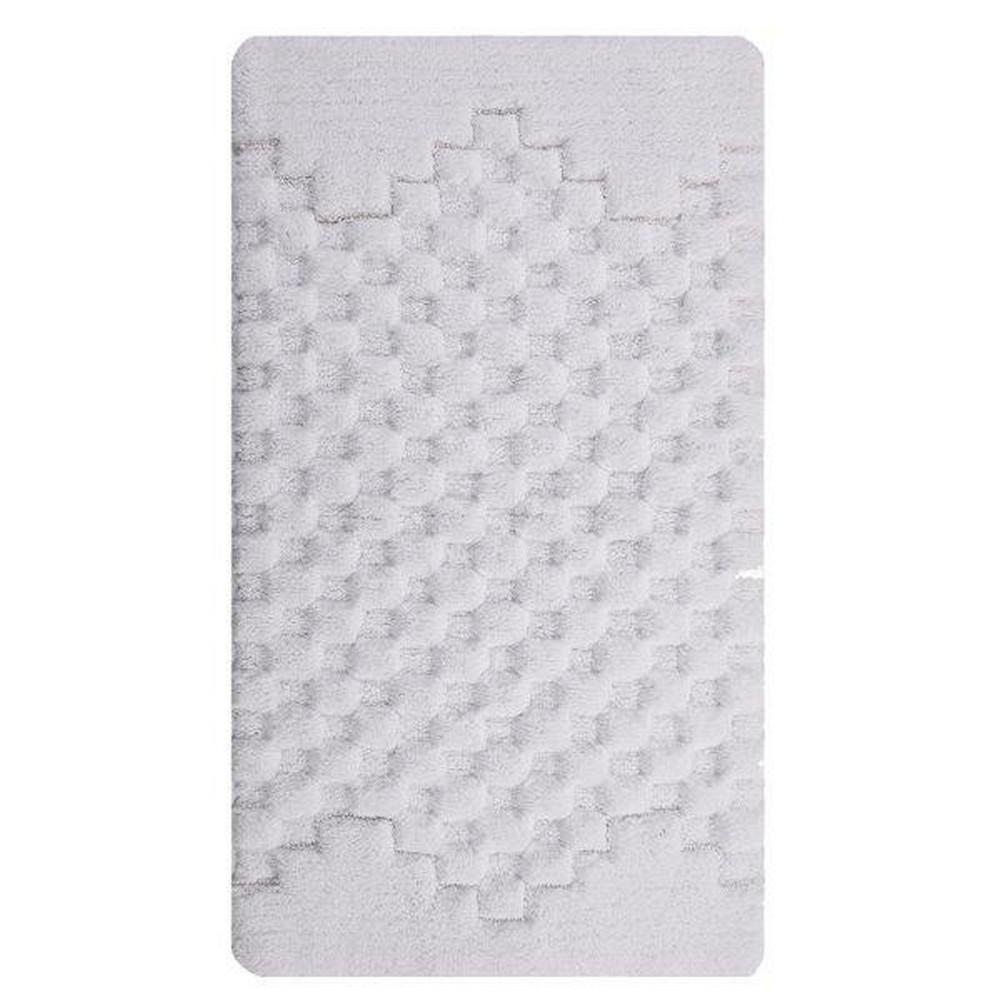 CASTLE HILL LONDON White 40 in. x 24 in. Bath Rug 24X40PEBWH The Home Depot