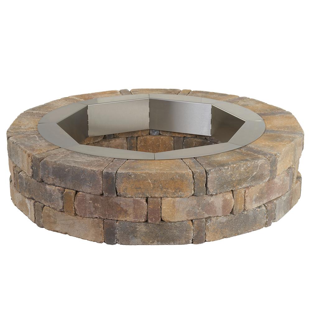Pavestone Fire Pit Kits Hardscapes The Home Depot