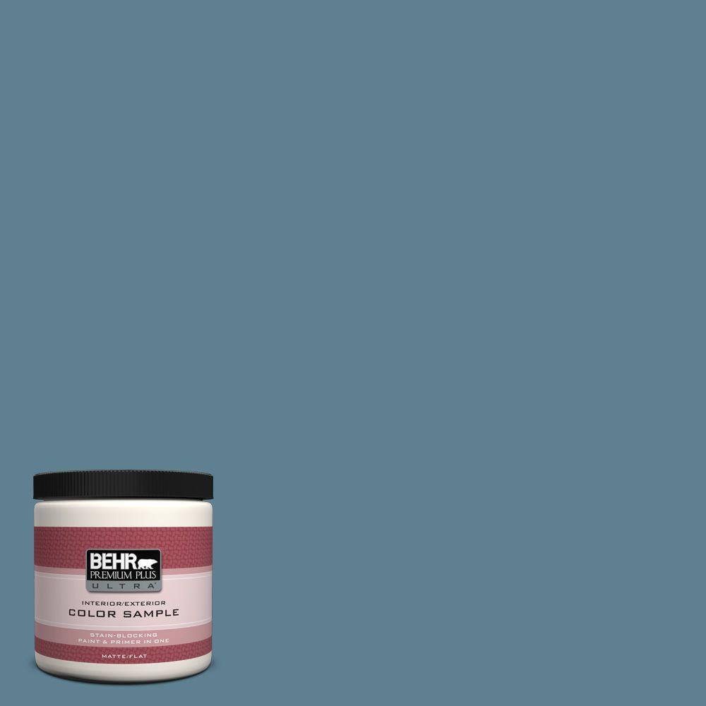 Behr Premium Plus Ultra 8 Oz S470 5 Blueprint Matte Interior S470 5 Blueprint Matte Interior Exterior
