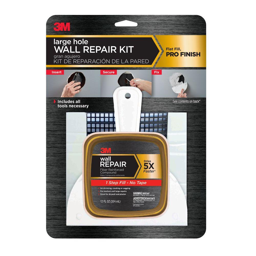 3m 12 Fl Oz Large Hole Wall Repair Kit