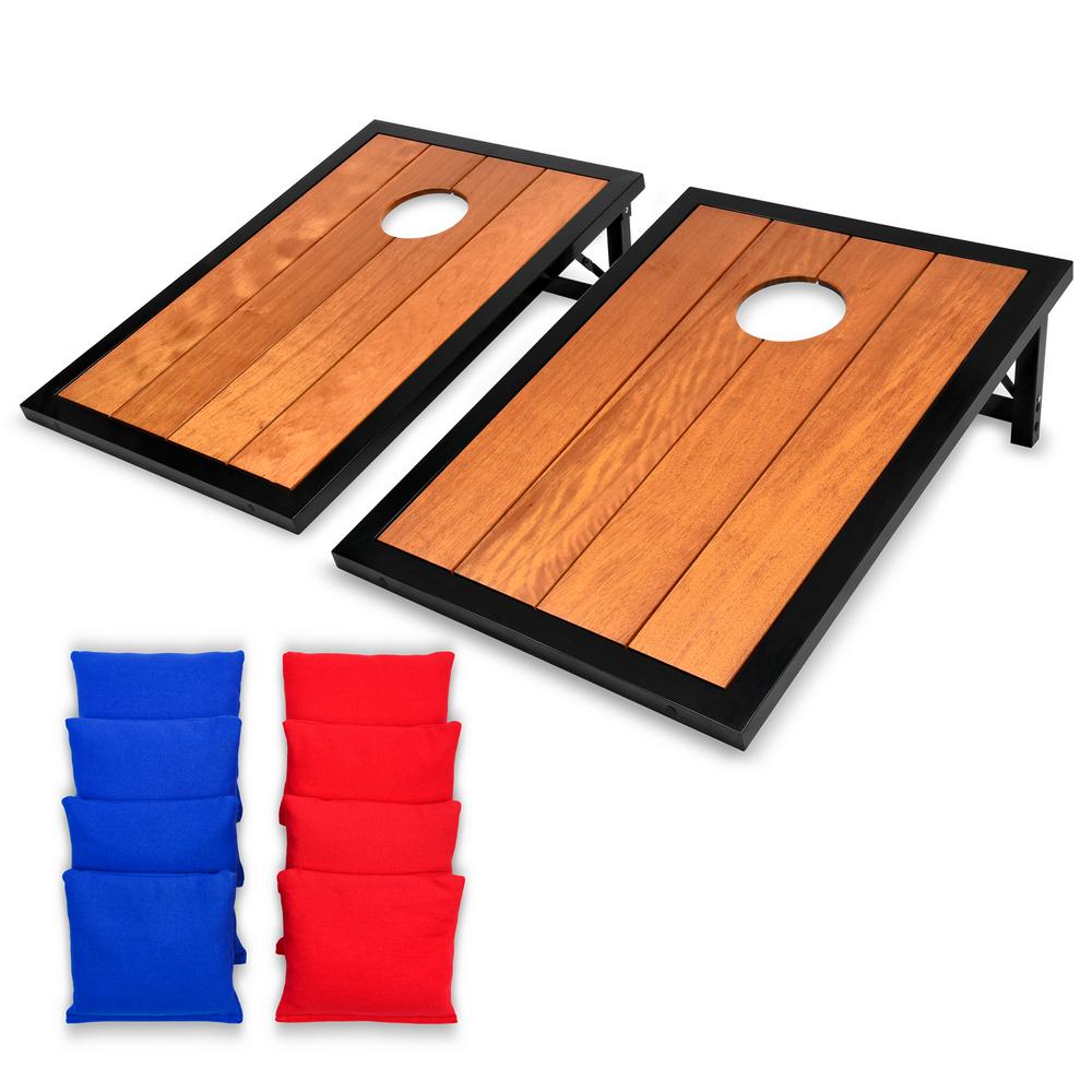Gosports 3 Ft X 2 Premium All Weather Hardwood Set Gosports 3 Ft X 2 Premium All Weather Hardwood Set With