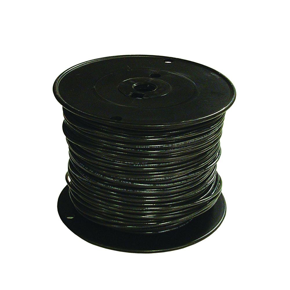 16 Wire Electrical The Home Depot 16 Black Stranded Cu Tffn Fixture Wire
