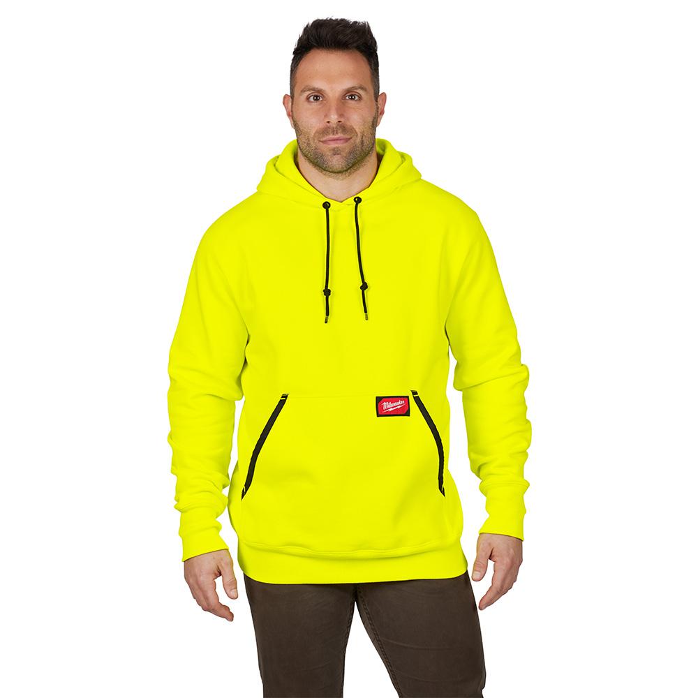 long yellow hoodie