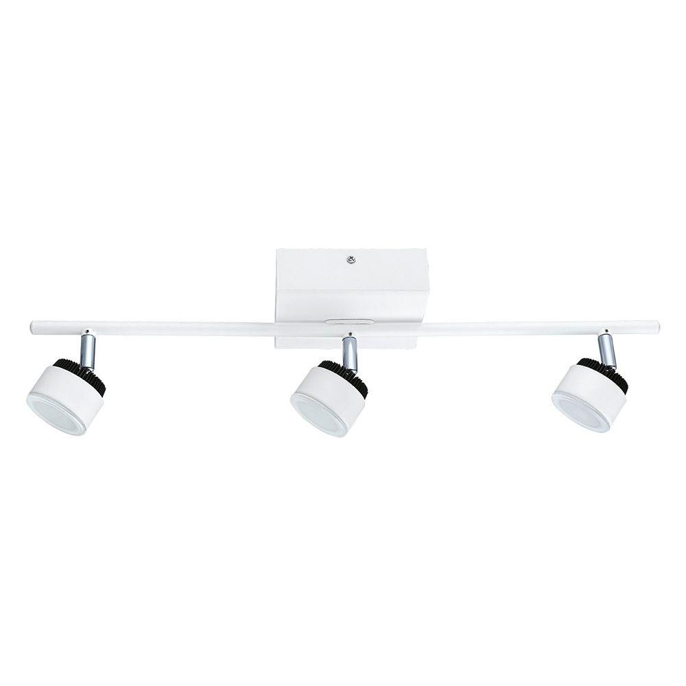 Eglo Armento 3 Light White Led Track 93854a The Home Depot Eglo Armento 3 Light White Led Track