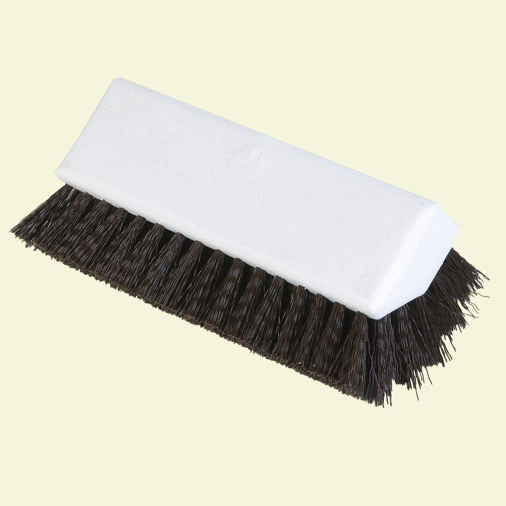 Carlisle Hi-Lo 10 inch Brown Polypropylene Scrub Brush (Case of 12) by Carlisle