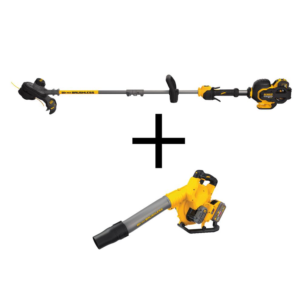 Dewalt FLEXVOLT 15 inch 60-Volt Lithium-Ion Cordless Brushless String Grass... by DEWALT