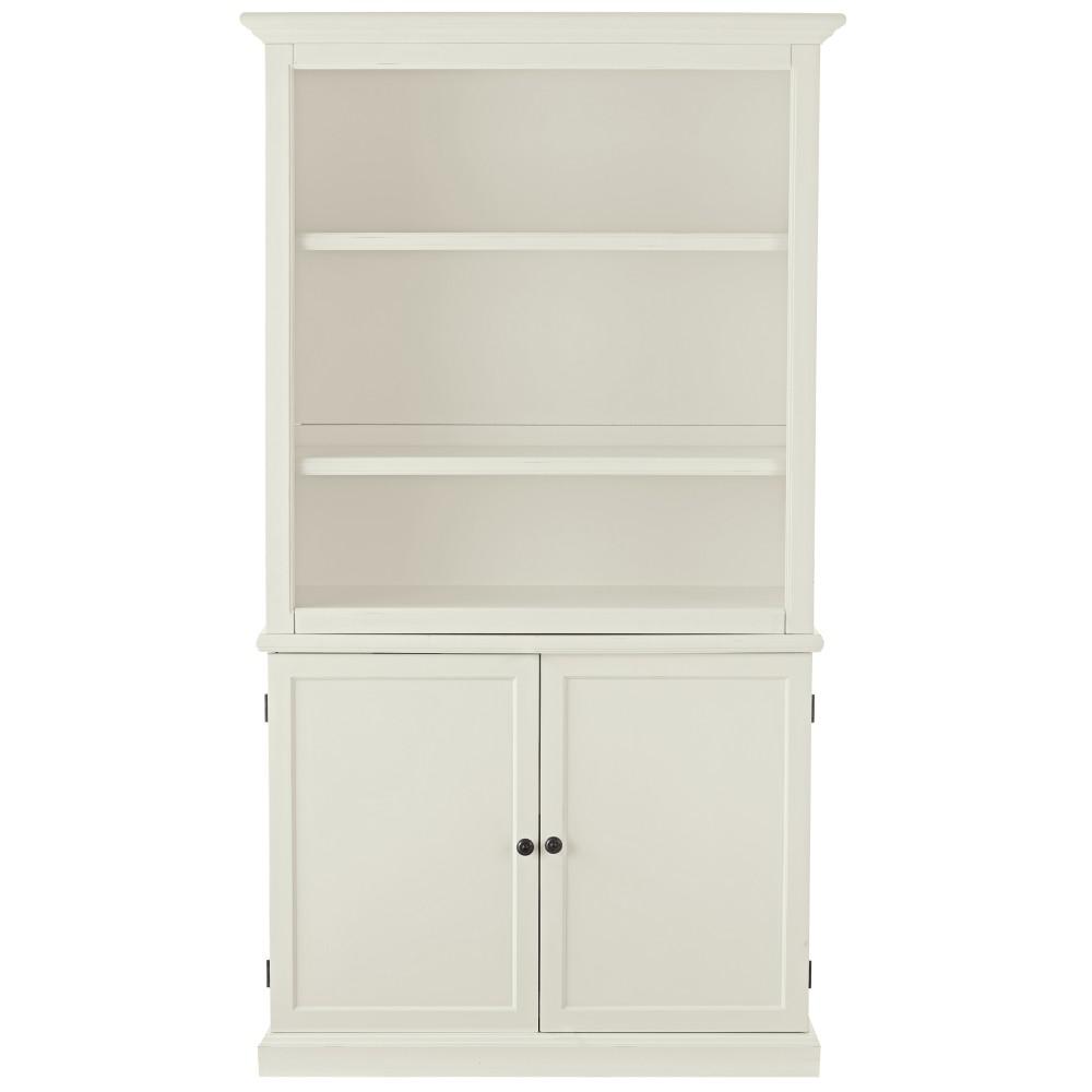 Ingrid Rubbed Ivory Open Bookcase 9709300310 The Home Depot Undefined Ingrid Rubbed Ivory Open Bookcase