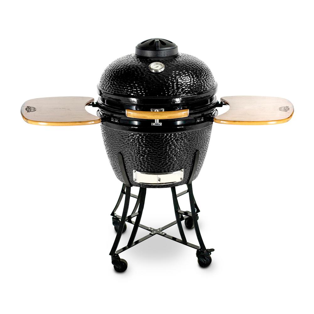 Pit Boss K24 Ceramic Charcoal Grill in Black by Pit Boss