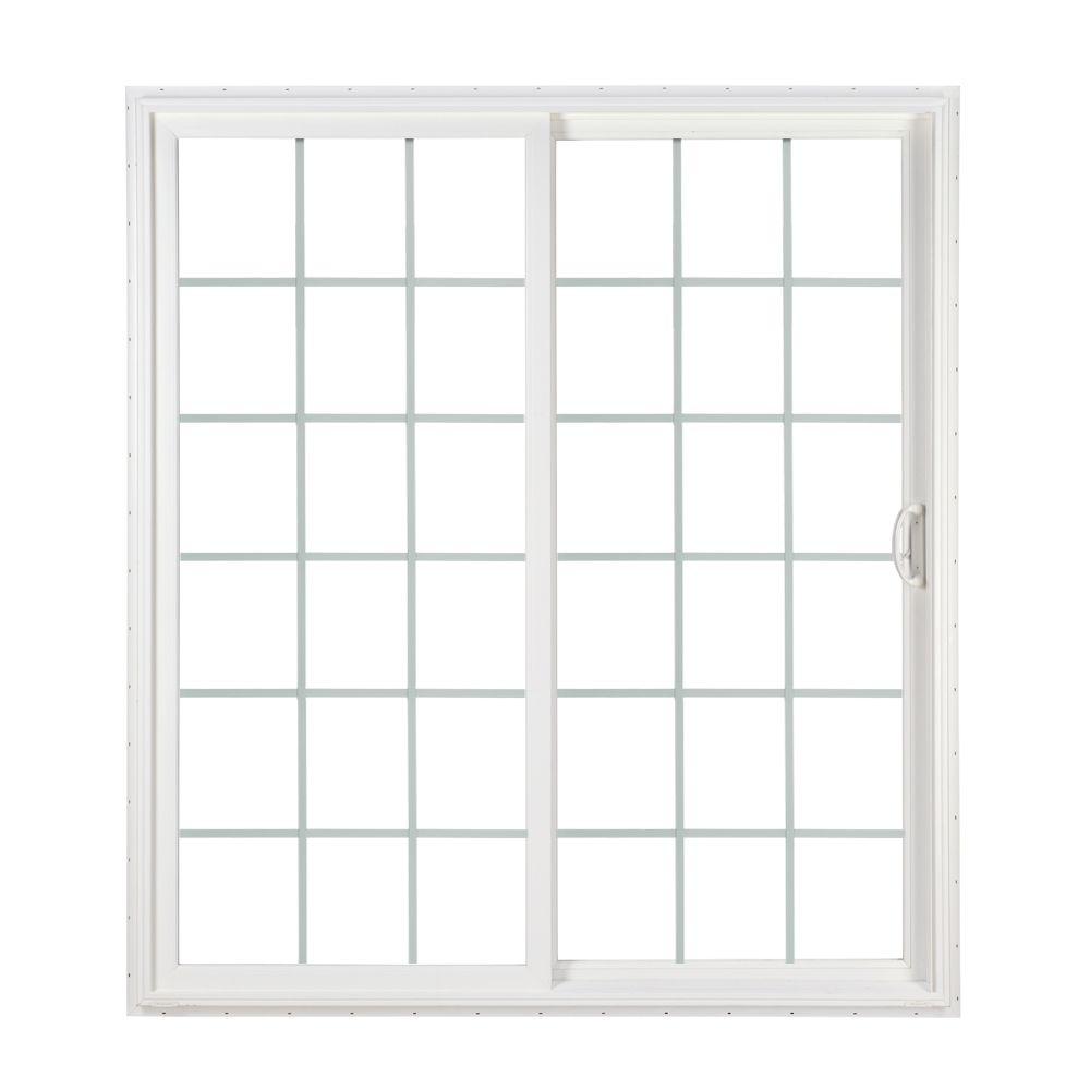 Simonton 60 In X 80 In 2 Panel Contemporary Vinyl Sliding Patio