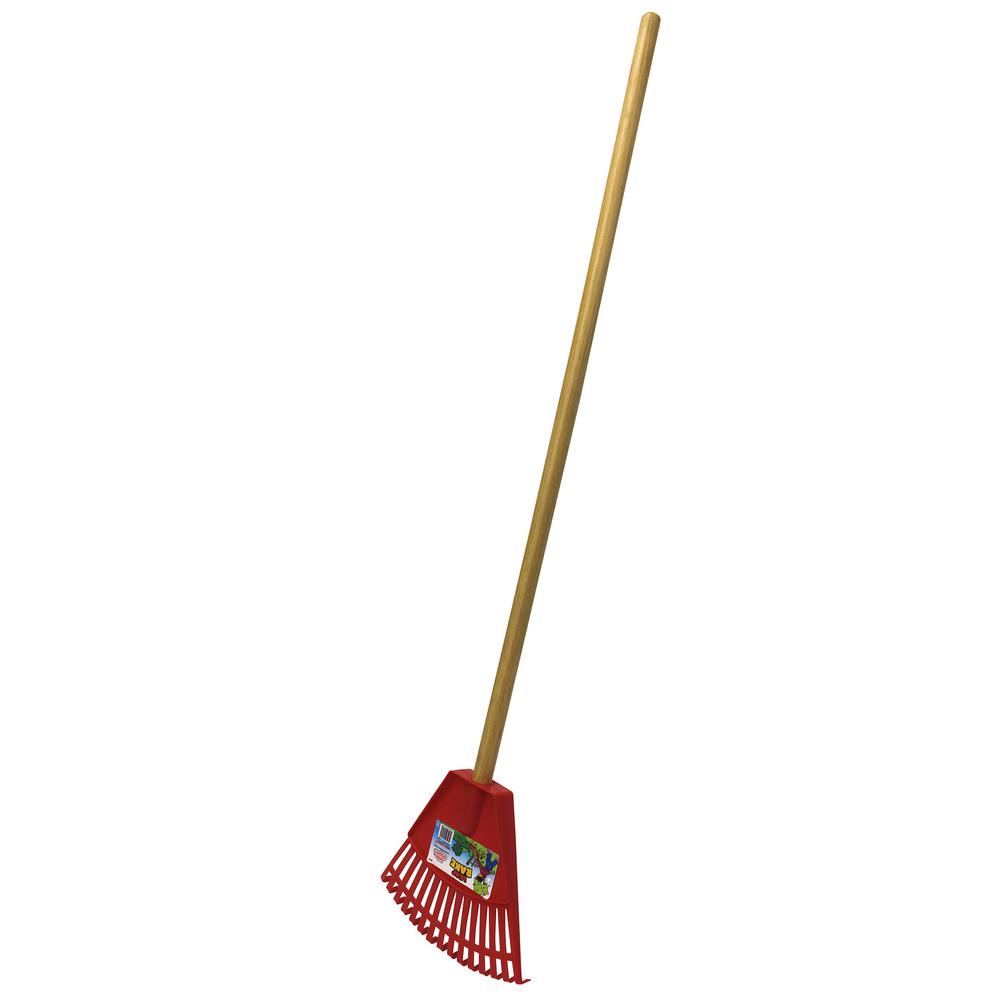 Emsco Little Diggers Series Kid Safe Poly Garden Leaf Rake90491 The