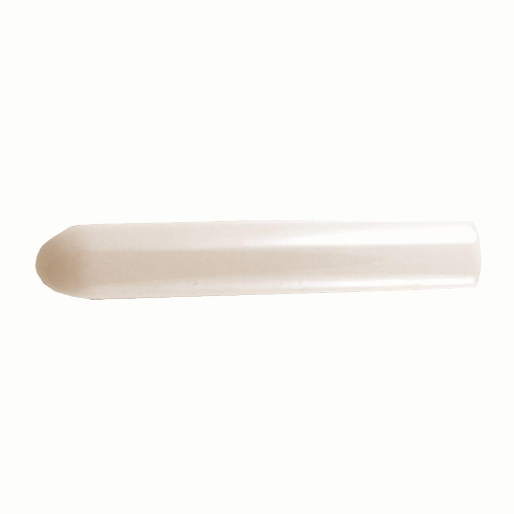 Daltile Semi Gloss White 3 4 In X 6 Ceramic Quarter Round Out Ceramic Quarter