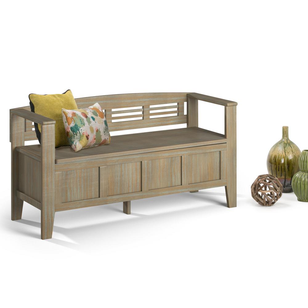 Brooklyn Max Lakewood Solid Wood 48 Inch Wide Rustic Entryway