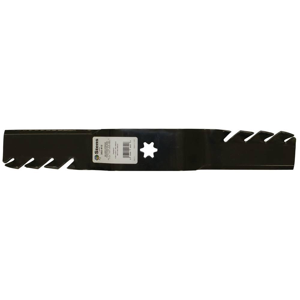 STENS Silver Streak Toothed Lawn Mower Blade for Cub Cadet i1050, LT1050 tractors, SLT1550