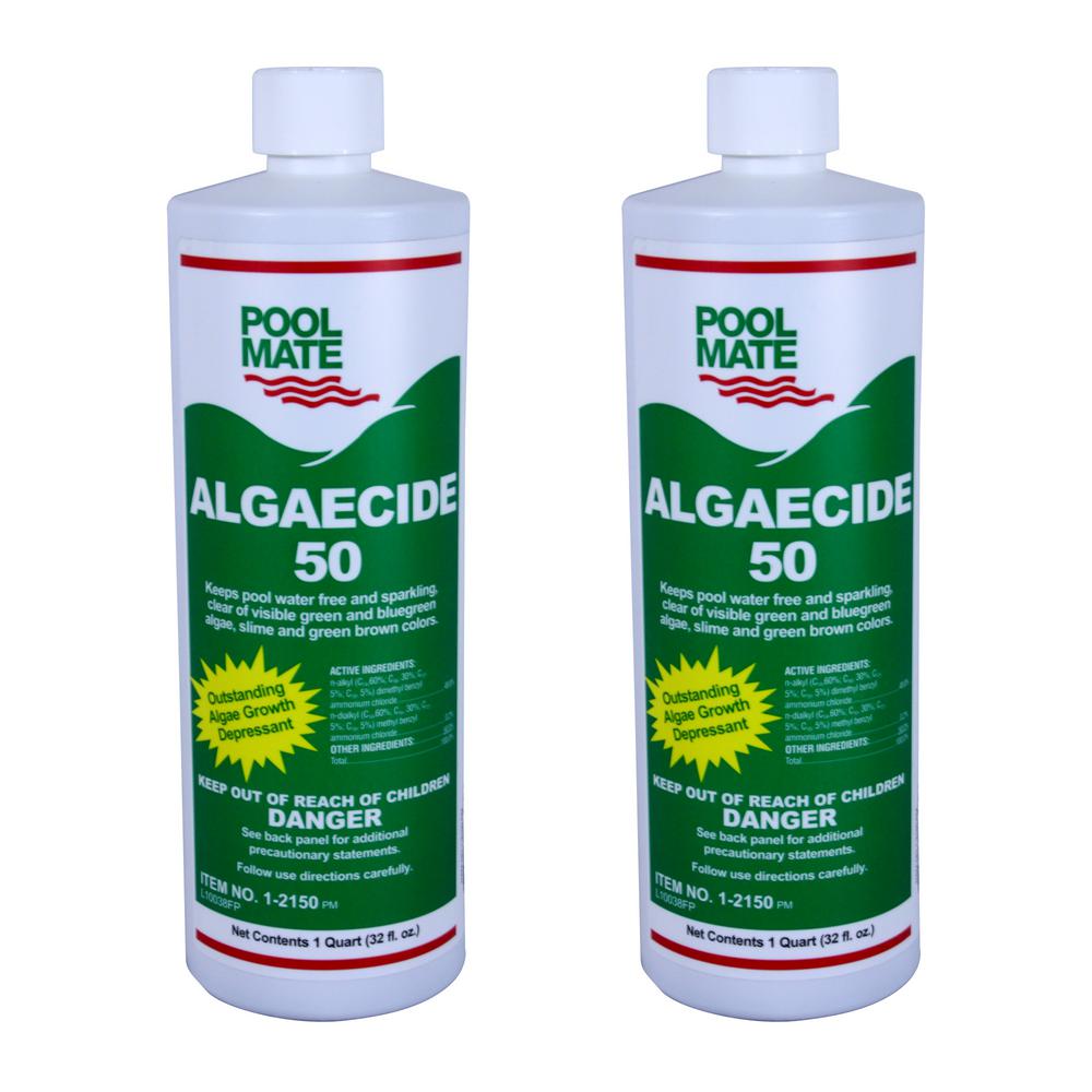 Pool Mate 1 qt. Pool Algaecide 50 (2Pack)1215002 The Home Depot