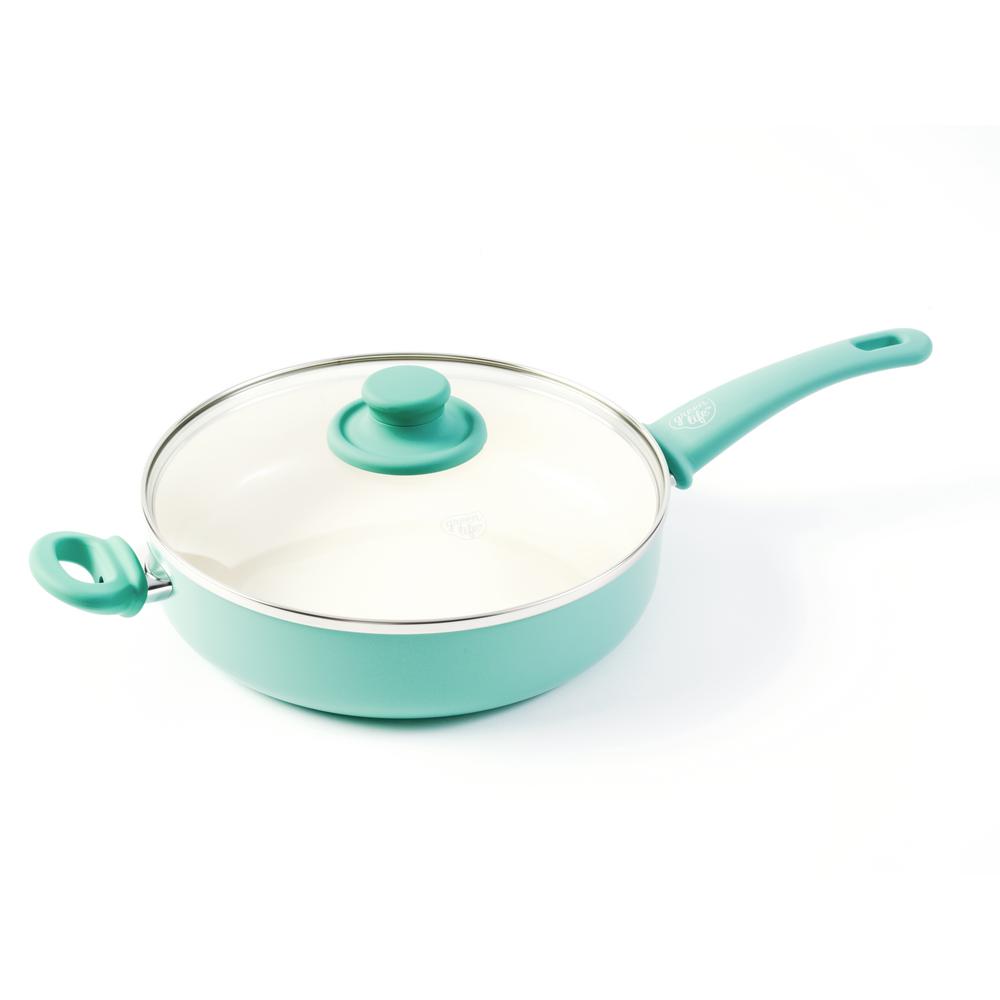 GreenLife Ceramic 12" Non-Stick Jumbo Saute Pan