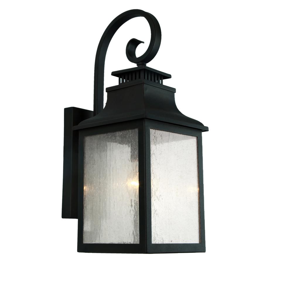 Y Decor  Morgan 1 Light Imperial Black Outdoor  Wall  Mount 