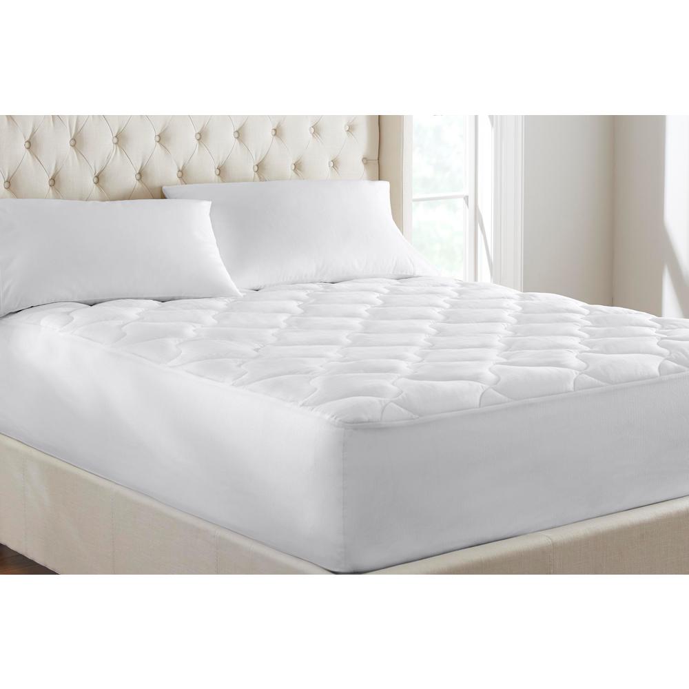 Sealy Queen 100 Cotton Luxury Mattress Pad 56414ATC The Home Depot
