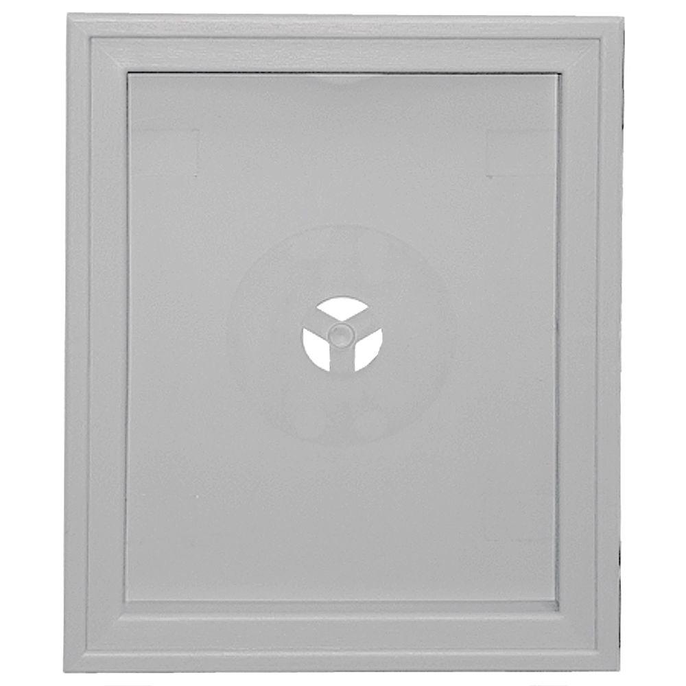 Builders Edge 130110001016 Scalloped Mounting Block 016 Gray