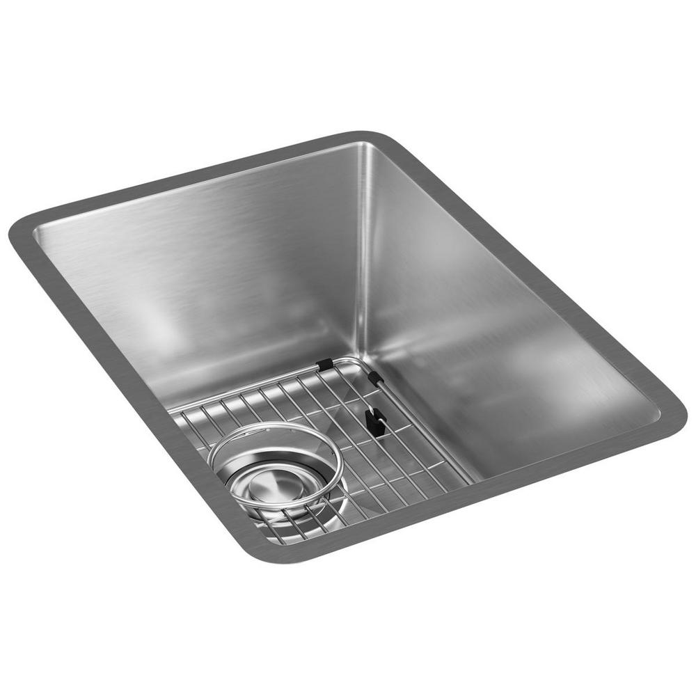 Elkay Crosstown Undermount Stainless Steel 14 in. Single Bowl Bar Sink