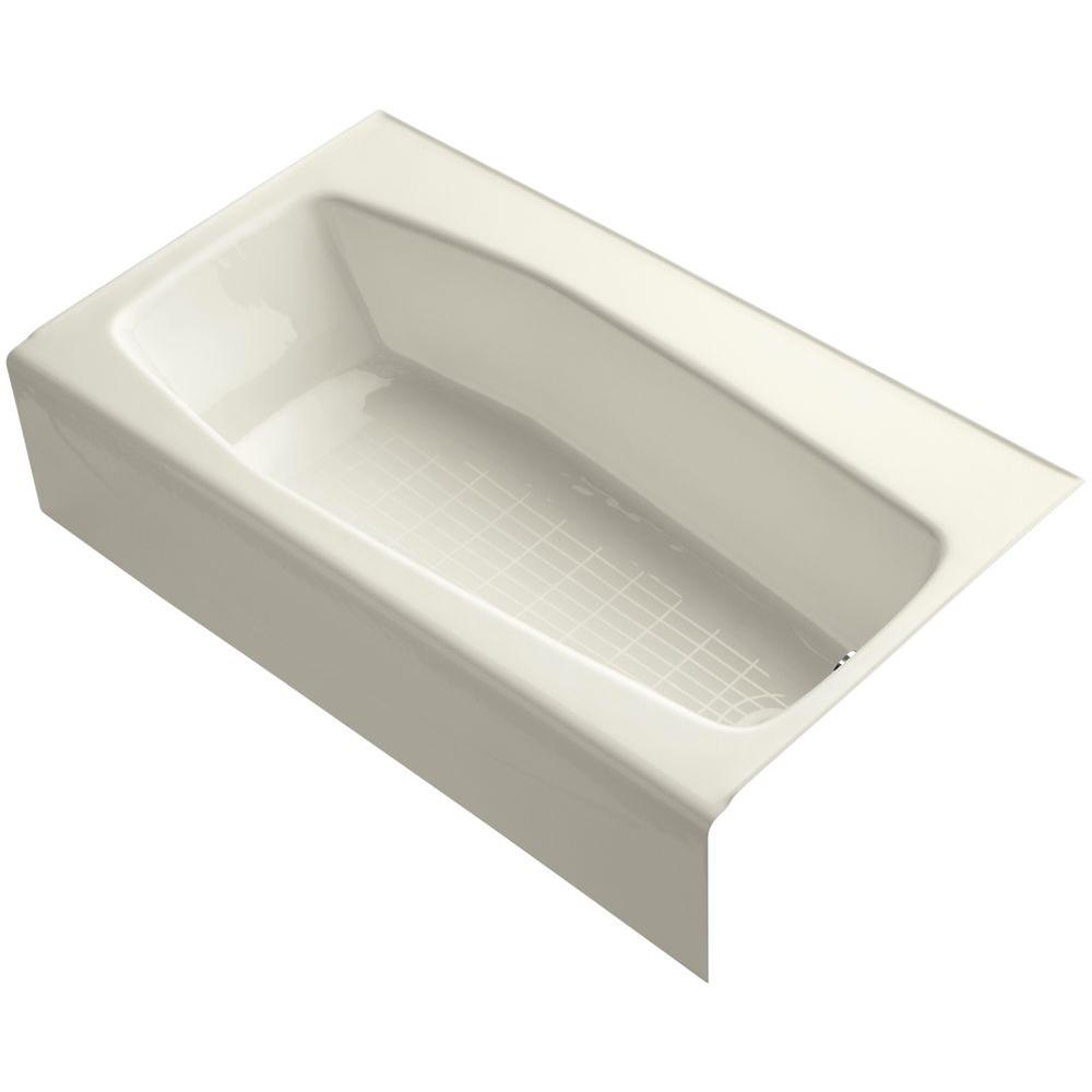 KOHLER Villager 5 ft. Right Drain Rectangular Alcove ...