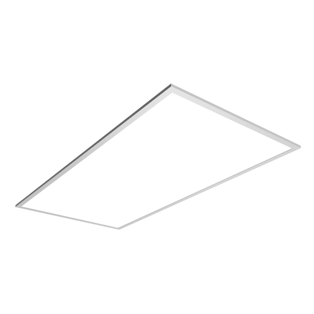 Commercial Electric 2 Ft X 4 Ft 5000 Lumens Integrated Led Panel Light 2 Pack Pn324a50a1 40 The Home Depot