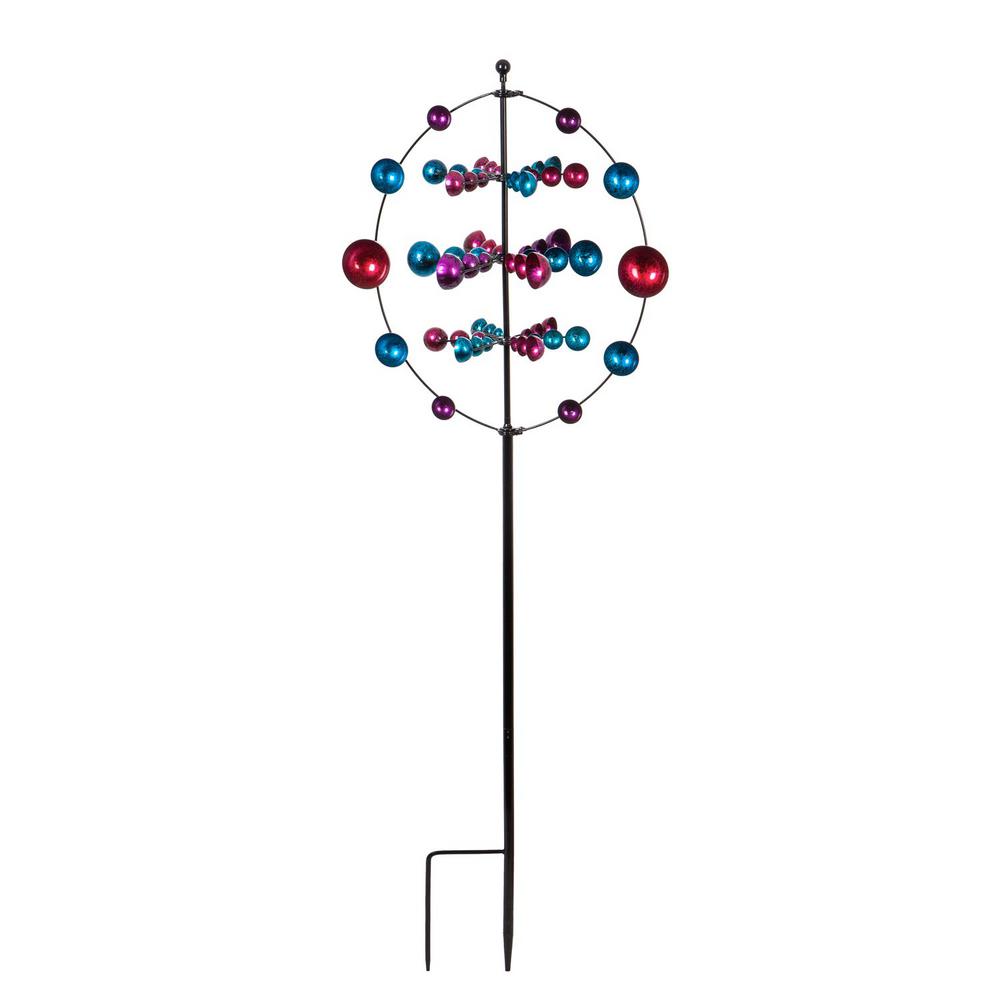 Evergreen 75 in. Copper and Gold Scoops Wind Spinner47M2362