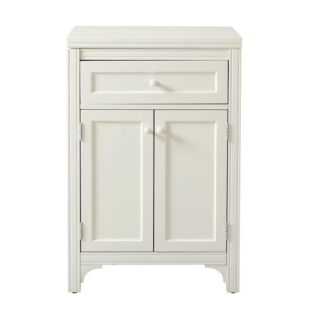 Martha Living Picket Fence White Laundry Storage Cabinet Martha Living Picket Fence White Laundry Storage Cabinet With Two Doors 36 In