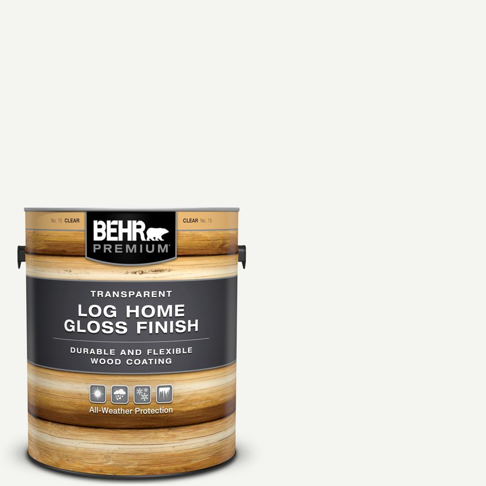 Behr Premium 1 Gal Clear Gloss Finish Log Home 01501 The Home Depot