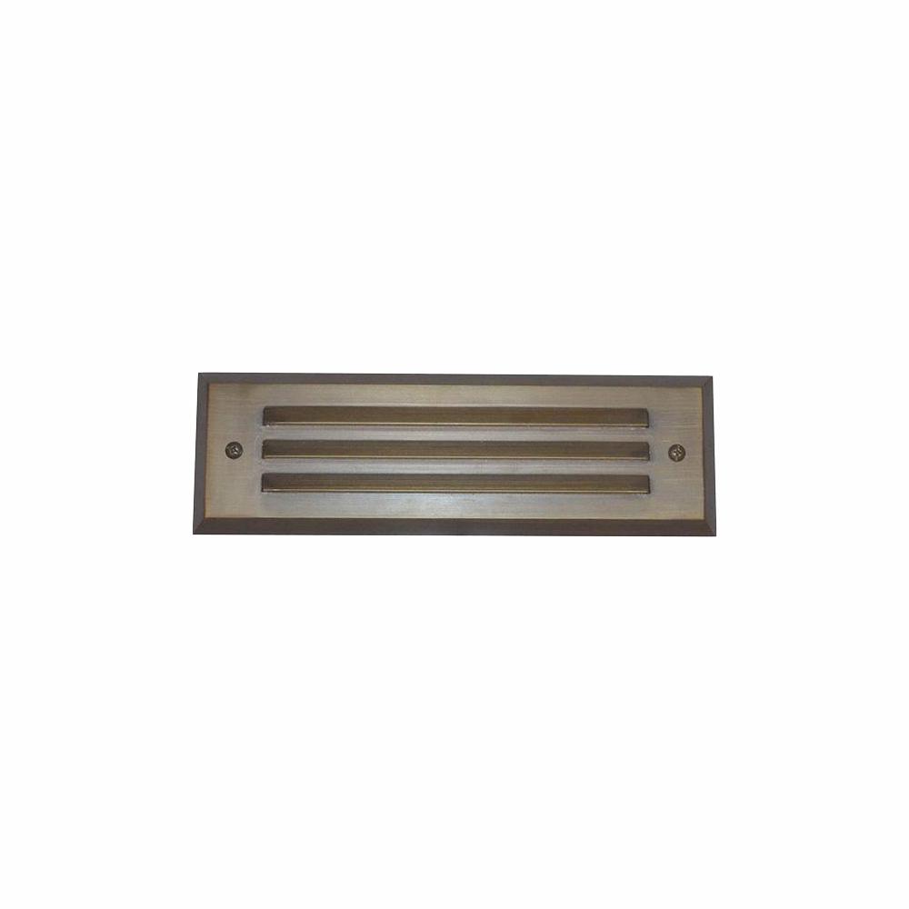 Home Decorators Collection 4 Watt Brass Outdoor Integrated Led 2700k White Warm Landscape Deck Light