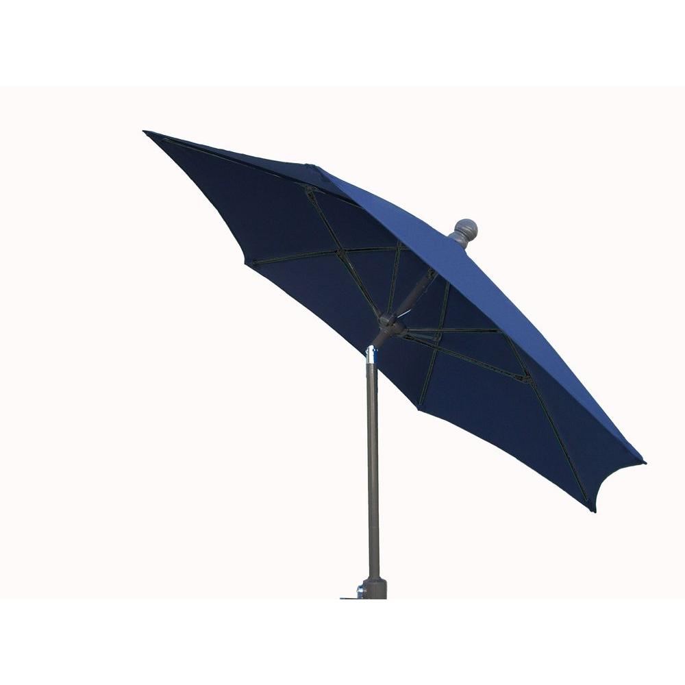 Fiberbuilt Umbrellas 9 Ft Patio Umbrella In Navy Blue 9hcrcb T Nb The Home Depot