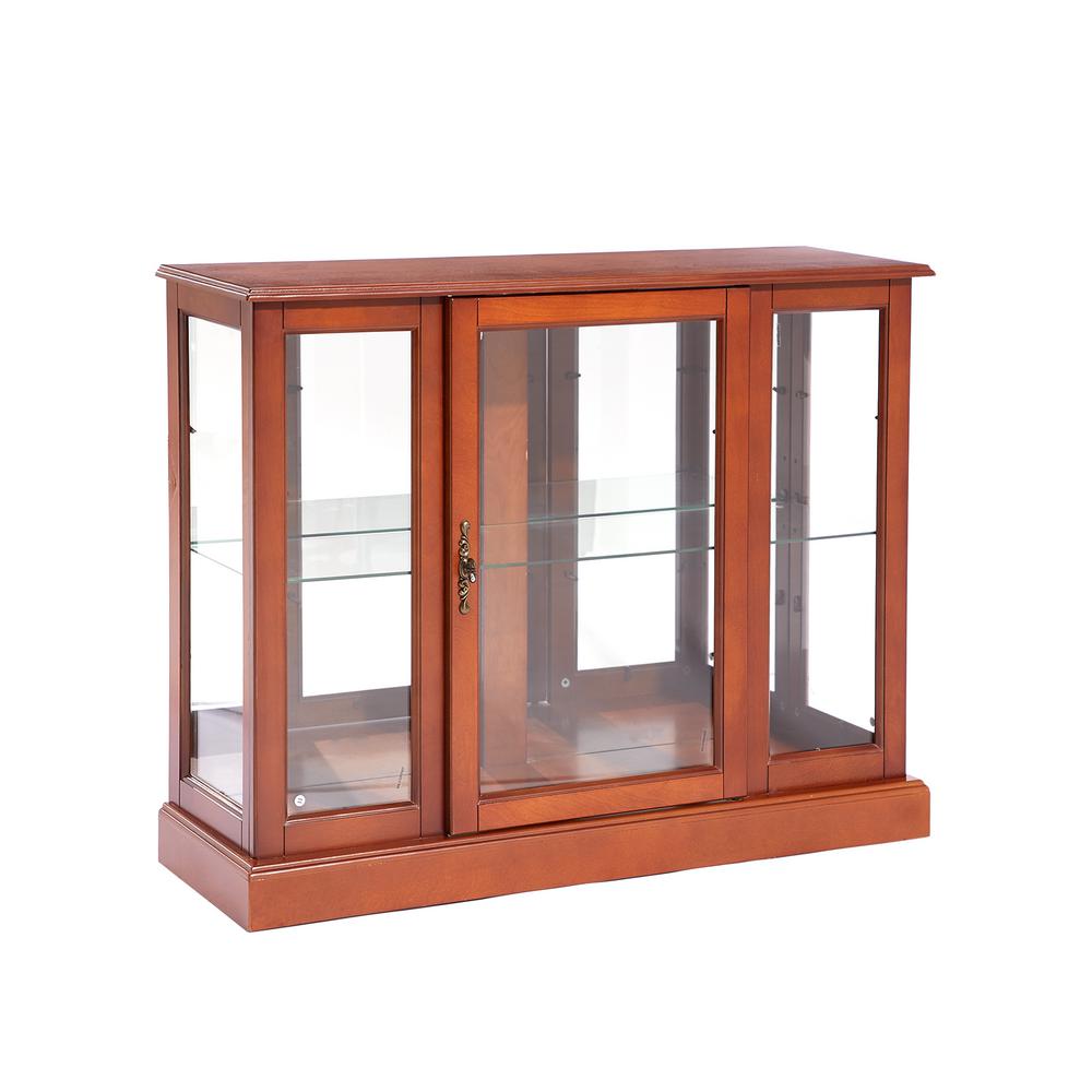 Boyel Living Franklyn Lighted Console Curio Cabinet Jhca0001 4 Boyel Living Franklyn Lighted Console