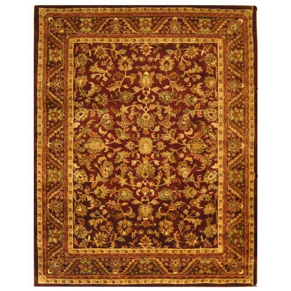 Safavieh Antiquity Wine Gold 9 Ft X 12 Area Rug At52b 912 The Antiquity Wine Gold 9 Ft X 12 Area Rug