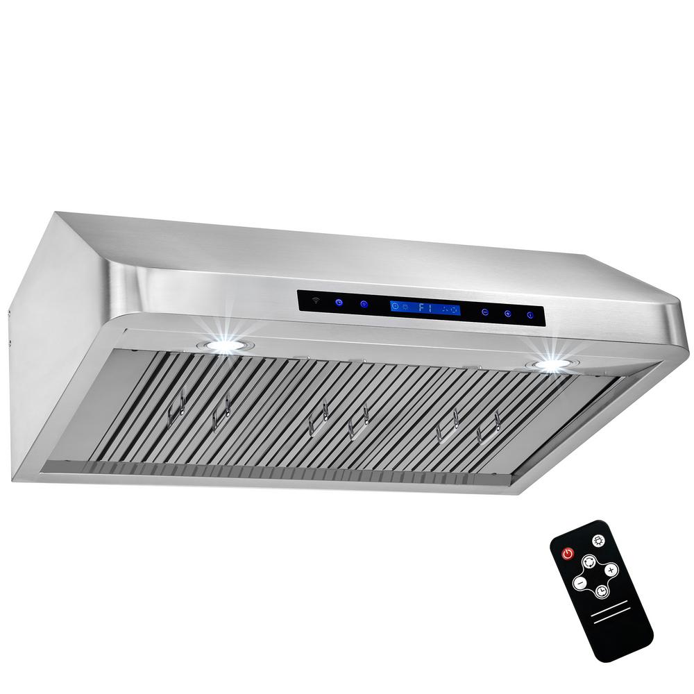 Presenza 30 in. Under Range Hood in Stainless Steel with LED