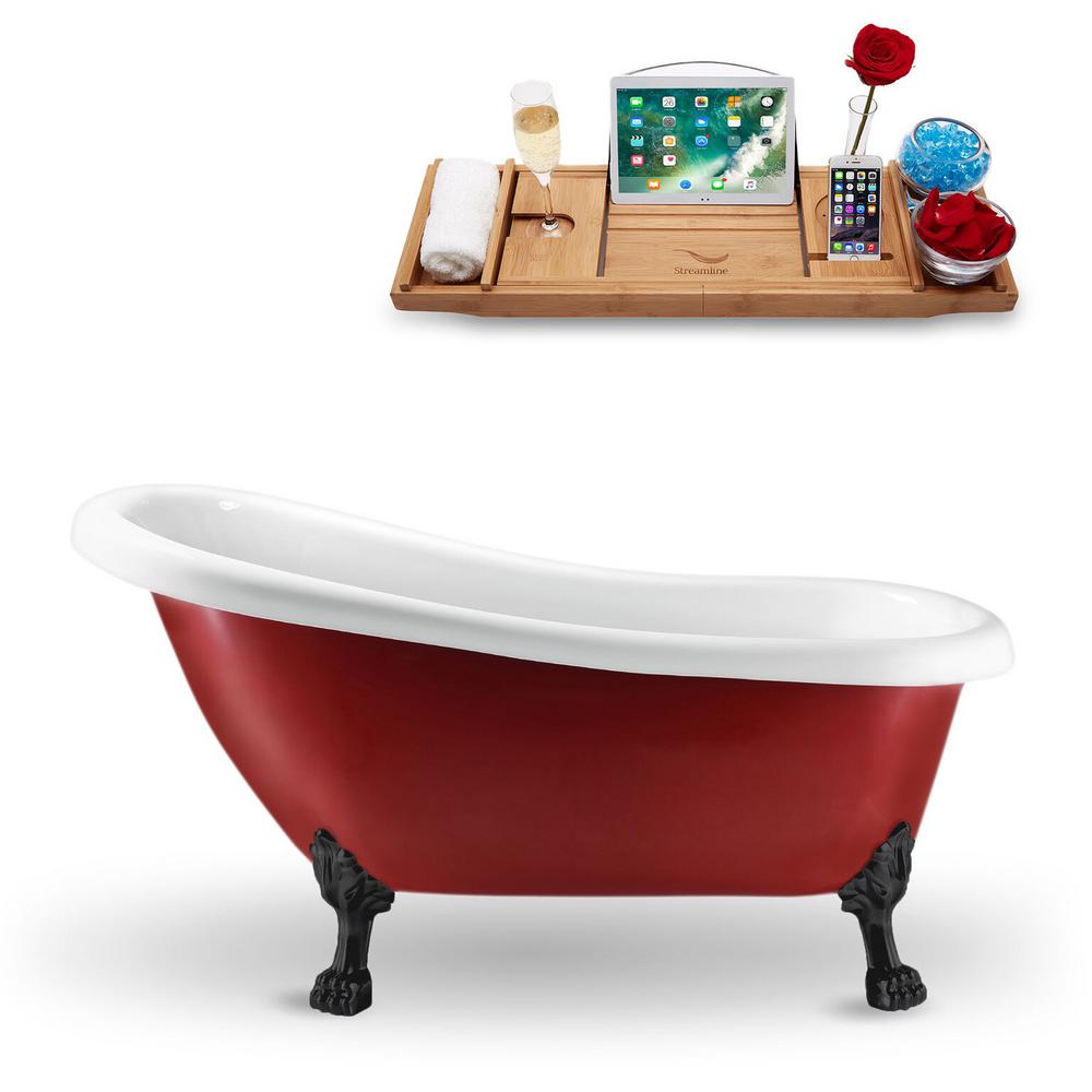 fiberglass clawfoot tub