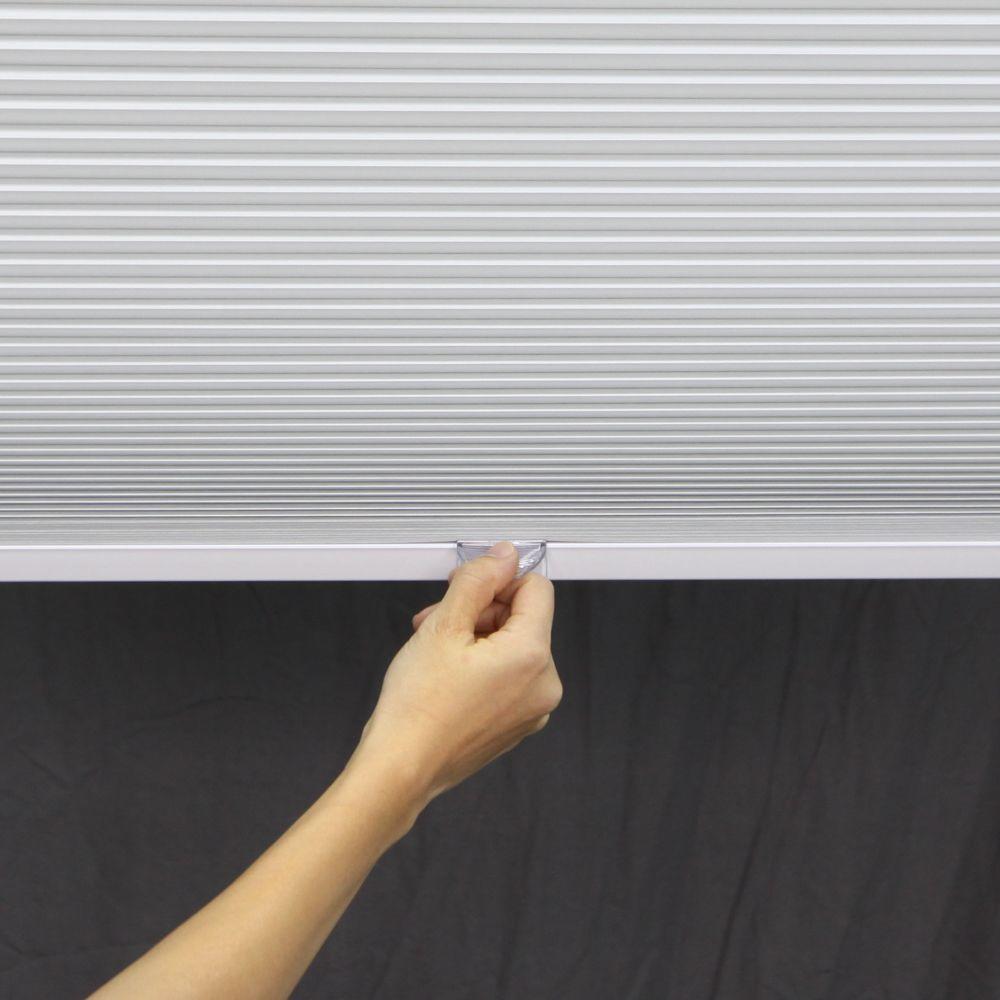 Perfect Lift Window Treatment White 1 2 In Cordless Blackout This Review Is From White 1 2 In Cordless Blackout Cellular Shade 30 5 W X 64 L Actual Size