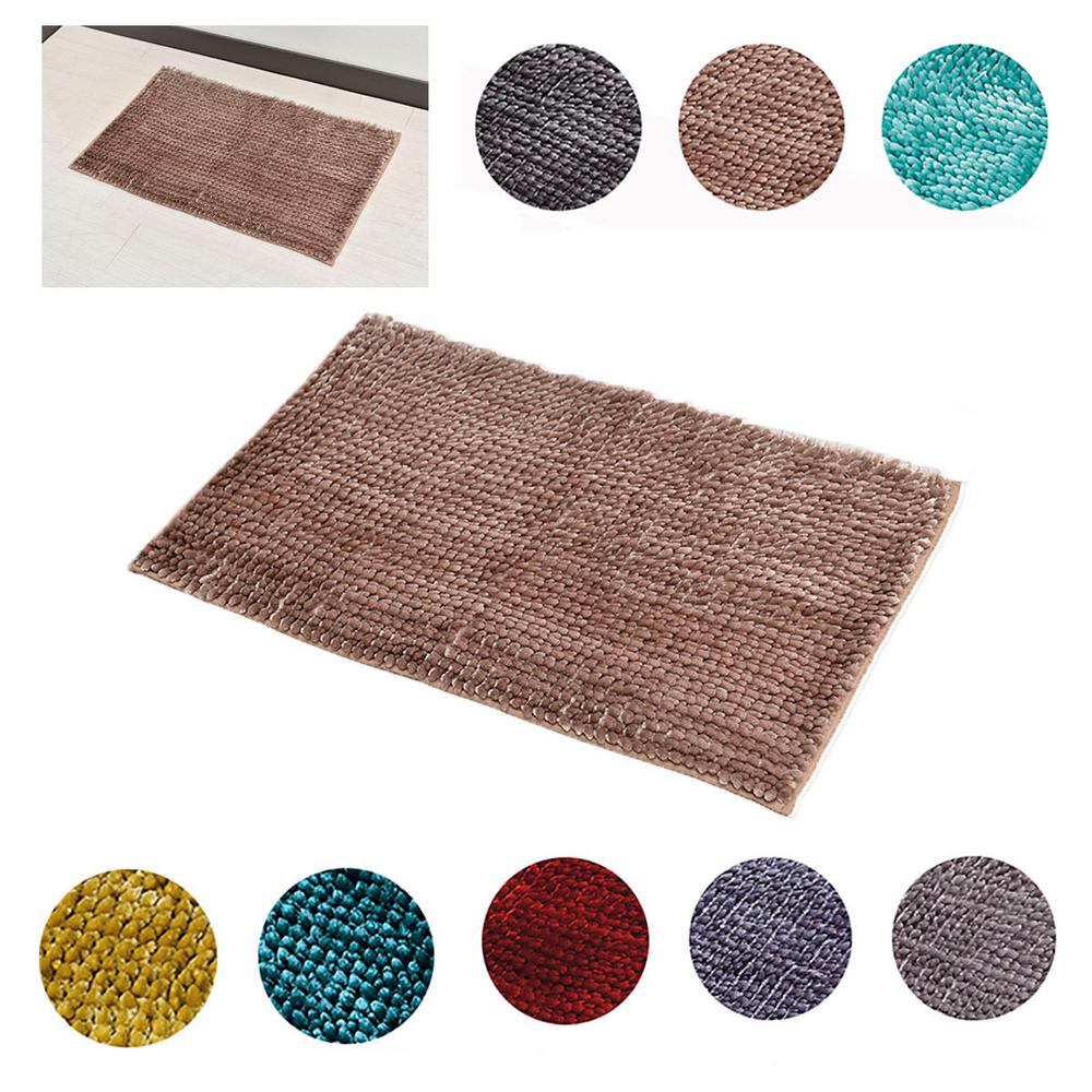 Unbranded Satiny Microfiber Bath Mat Shaggy Loop 20 X 31 Taupe