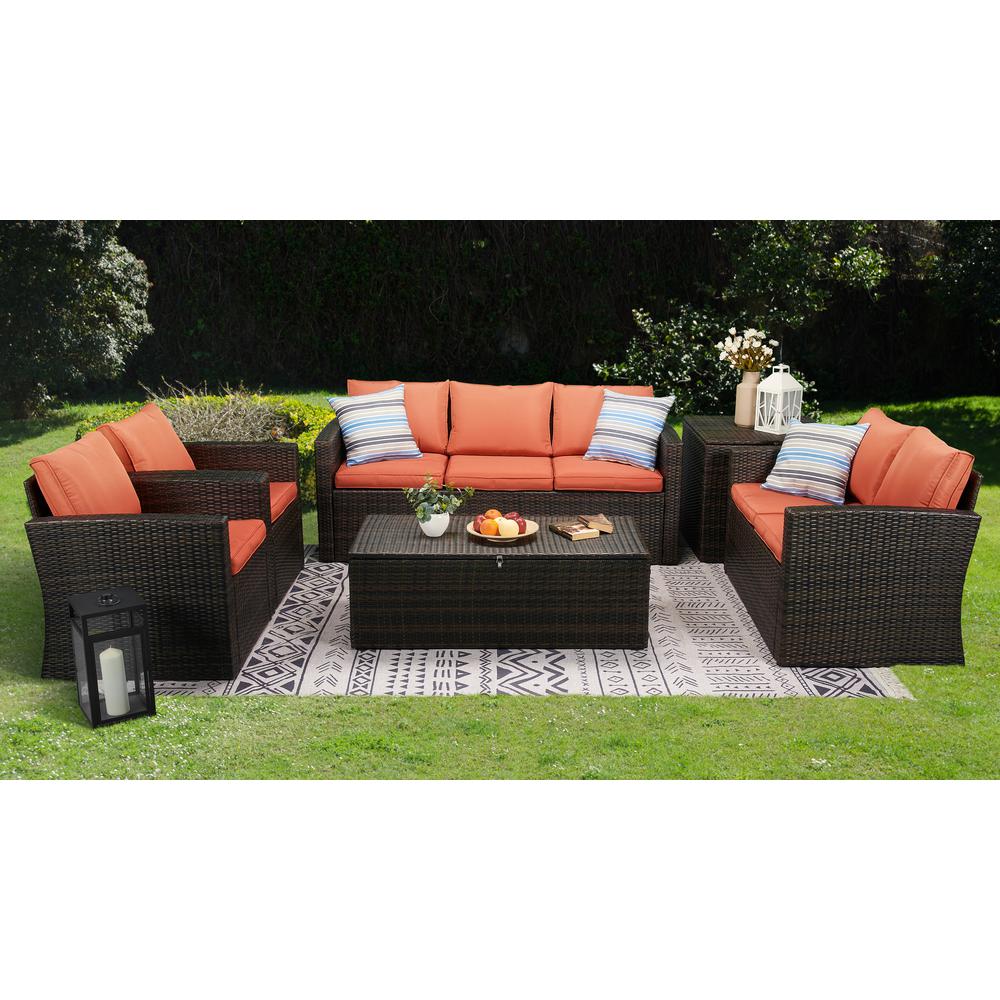 Storage Patio Conversation Sets Outdoor Lounge Furniture The