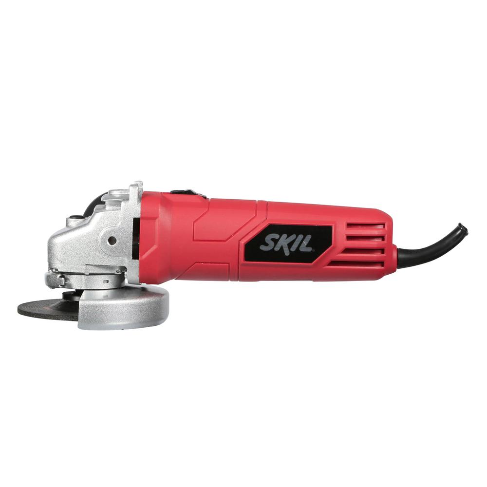 Skil Angle Grinder 6Amp Corded Electric Compact Power Tool 4 1/2" Heavy