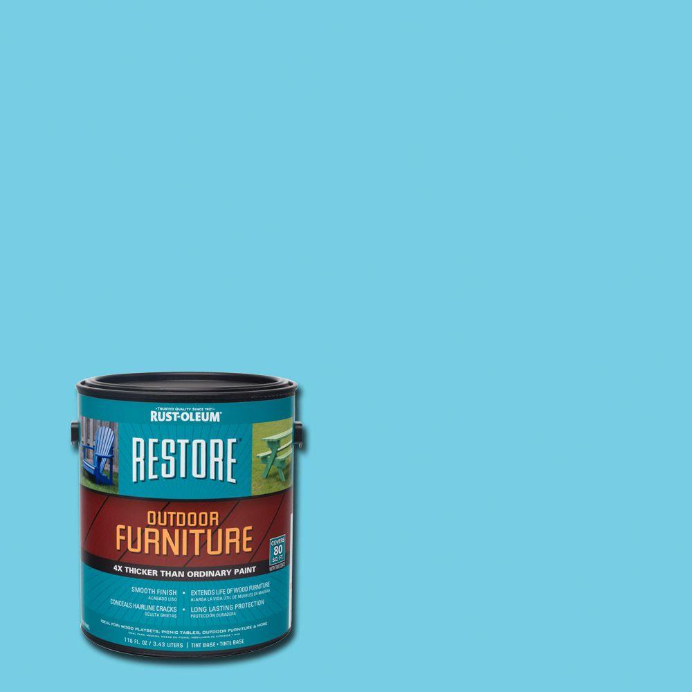 RustOleum Restore 1 gal. Aqua Outdoor Furniture Coating291274 The