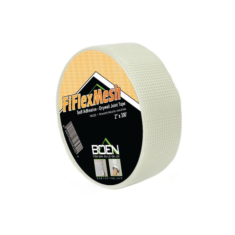 2 inch W x 300 ft. L Self-Adhesive FiFlex Fiberglass Mesh Drywall Joint Tape...