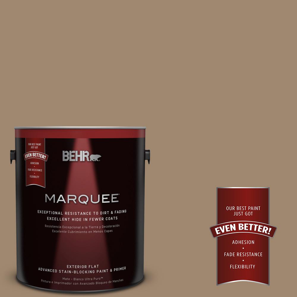 BEHR MARQUEE 1gal. 700D5 Toffee Crunch Flat Exterior Paint445301