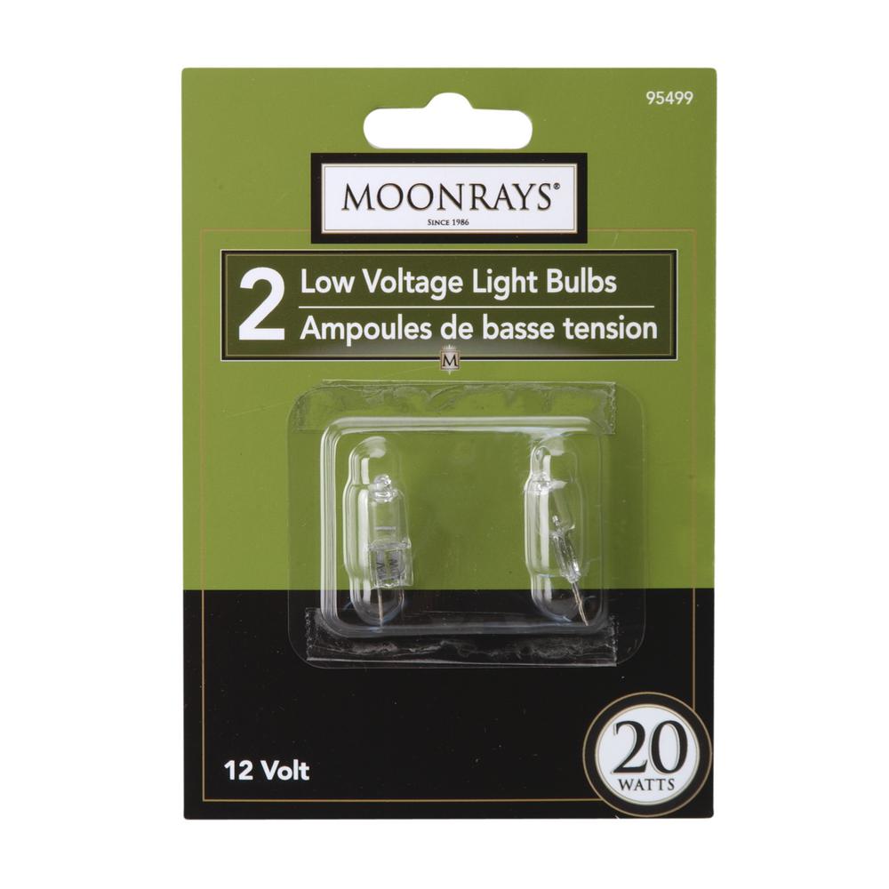 T3 Landscaping Light Bulbs The Home Depot 20 Watt Clear Glass G4 Bi Pin Halogen Replacement Light Bulb 2